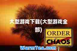 大型游戏下载(大型游戏全部)
