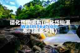 德化岱仙瀑布(德化岱仙瀑布门票多少钱)