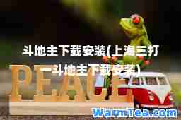 斗地主下载安装(上海三打一斗地主下载安装)
