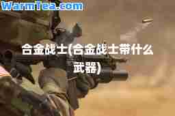金战士(金战士带什么武器)