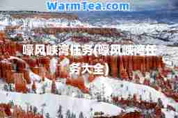 嚎风峡湾任务(嚎风峡湾任务大全)