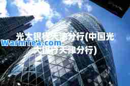 光大银行天津分行(中国光大银行天津分行)