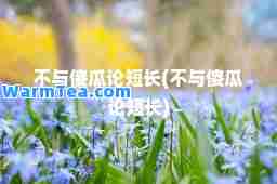不与傻瓜论短长(不与傻瓜论短长)
