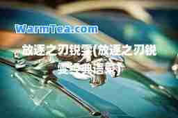放逐之刃锐雯(放逐之刃锐雯经典语录)