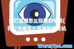 钉钉直播怎么投屏到电视(钉钉直播怎么投屏到电视机视频教程)
