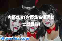 宫原华音(宫原华音假面骑士歌查得)