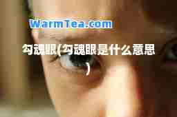 勾魂眼(勾魂眼是什么意思)