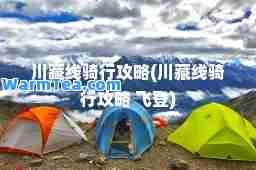 川藏线骑行攻略(川藏线骑行攻略 飞登)