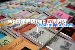 wp应用商店(wp 应用商店)