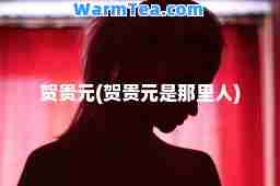 贺贵元(贺贵元是那里人)