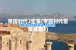 帝国时代2密集(帝国时代密集秘籍3)