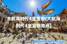 大航海时代4全宝物(大航海时代4全宝物地点)
