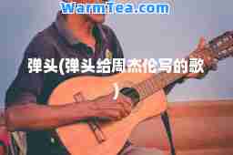 弹头(弹头给周杰伦写的歌)