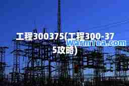 工程300375(工程300-375攻略)