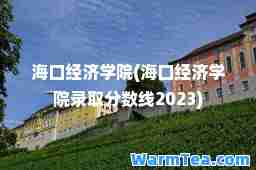 海口经济学院(海口经济学院录取分数线2023)