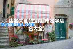 店名大全(生鲜超市名字店名大全)