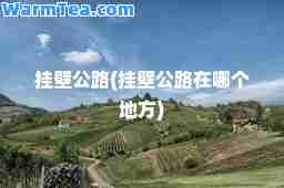 挂壁公路(挂壁公路在哪个地方)