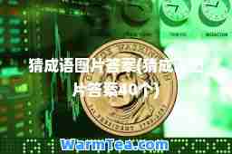 猜成语图片答案(猜成语图片答案40个)