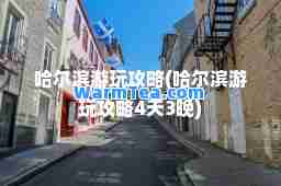 哈尔滨游玩攻略(哈尔滨游玩攻略4天3晚)