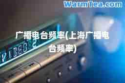 广播电台频率(上海广播电台频率)