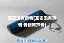 耳麦没有声音(耳麦没有声音 音箱有声音)