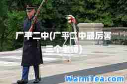 广平二中(广平二中最厉害三个老师)