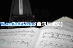 歌曲鸿雁(歌曲鸿雁歌词)