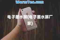 电子墨水屏(电子墨水屏厂家)