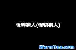 怪兽猎人(怪物猎人)