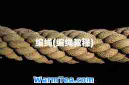 编绳(编绳教程)