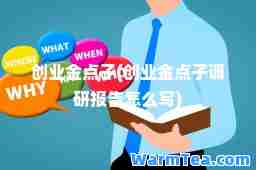 创业金点子(创业金点子调研报告怎么写)