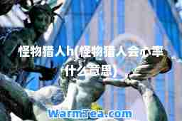怪物猎人h(怪物猎人会心率什么意思)