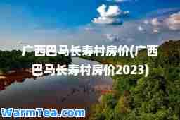 广西巴马长寿村房价(广西巴马长寿村房价2023)