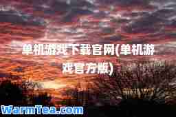 单机游戏下载官网(单机游戏官方版)