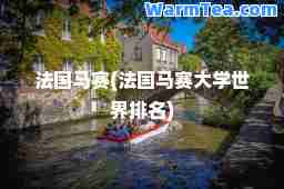 法国马赛(法国马赛大学世界排名)