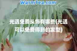 光遇免费头饰有哪些(光遇可以免费得到的发型)