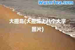 大担岛(大担岛上八个大字图片)