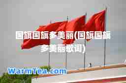 国旗国旗多美丽(国旗国旗多美丽歌词)