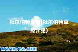 杜尔伯特草原(杜尔伯特草原介绍)