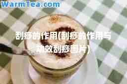 刮痧的作用(刮痧的作用与功效刮痧图片)