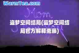盗梦空间结局(盗梦空间结局官方解释斋藤)
