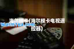 海尔模卡(海尔模卡电视遥控器)