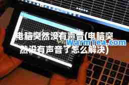 电脑突然没有声音(电脑突然没有声音了怎么解决)