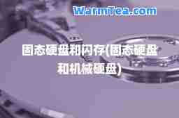固态硬盘和闪存(固态硬盘和机械硬盘)