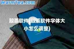 股票软件(股票软件字体大小怎么调整)
