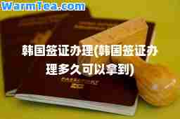 韩国签证办理(韩国签证办理多久可以拿到)