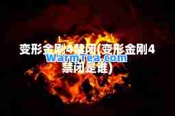 变形金刚4禁闭(变形金刚4禁闭是谁)