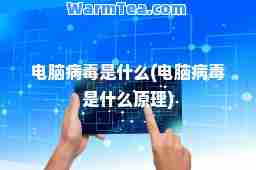 电脑病毒是什么(电脑病毒是什么原理)
