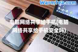 电脑网络共享给手机(电脑网络共享给手机安全吗)