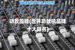 功放品牌(世界功放机品牌十大排名)